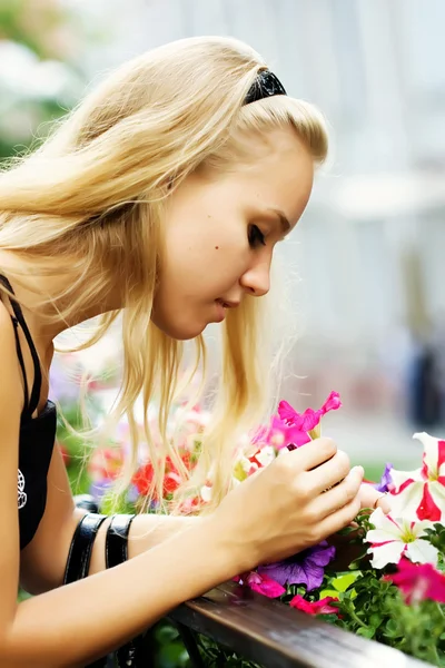 The scent of the flowers — Stock Photo, Image