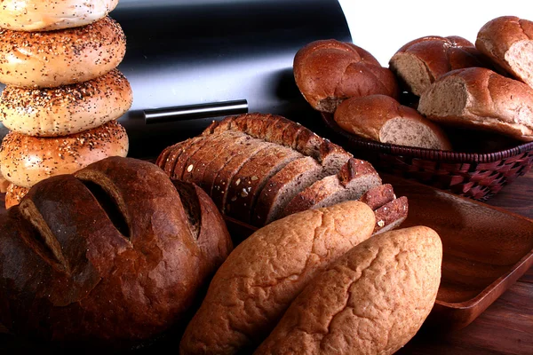 Broodjes en brood — Stockfoto