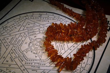 Amber mysticism clipart