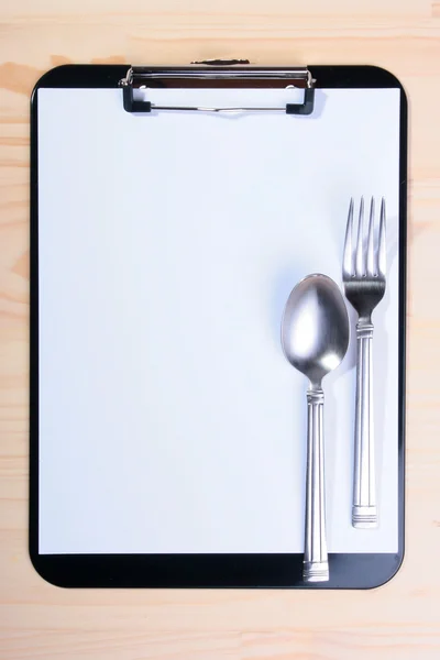 Blank Clipboard for menu — Stock Photo, Image