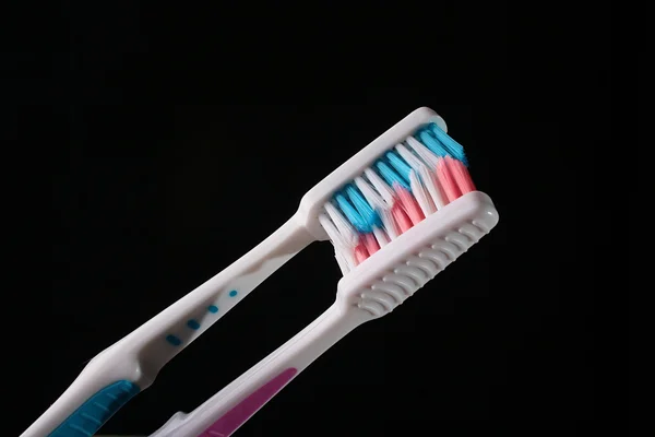 Zwei Zahnbürsten — Stockfoto