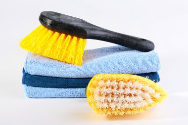 Brushes for cleaning clipart