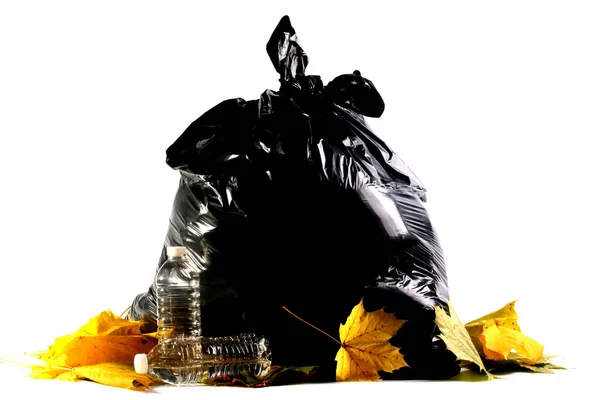 Worek na śmieci z tworzywa sztucznego — Zdjęcie stockowe