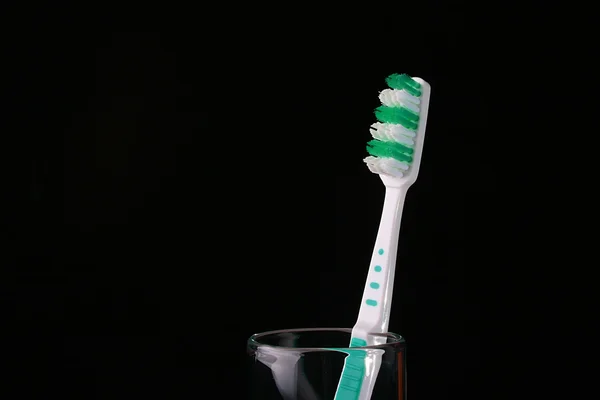 Новая зубная щетка — стоковое фото