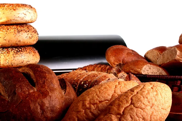 Rolos e pão — Fotografia de Stock