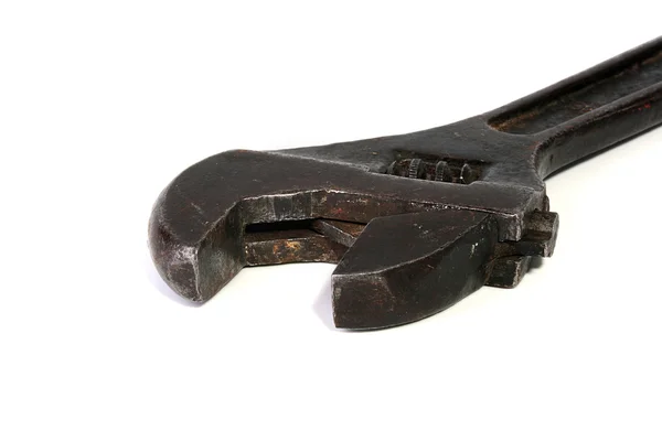 Старый гаечный ключ — стоковое фото