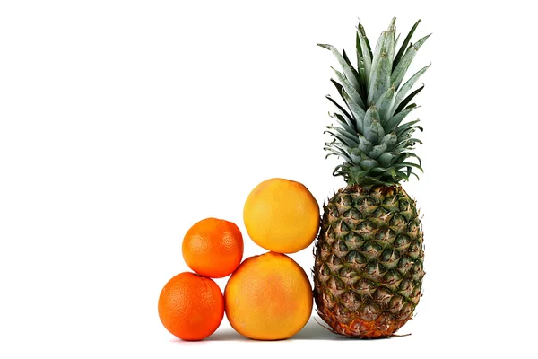 Piña y frutas —  Fotos de Stock