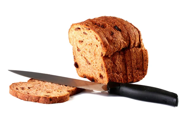 Vágva a kenyér — Stock Fotó