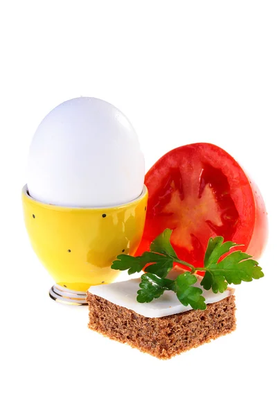 Egg yellow support — Stock Photo, Image