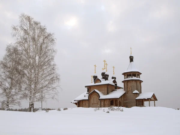 Chiesa in legno . — Foto Stock