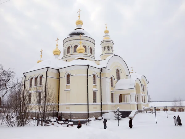 Monastère féminin Novo-Tikhvin . Images De Stock Libres De Droits