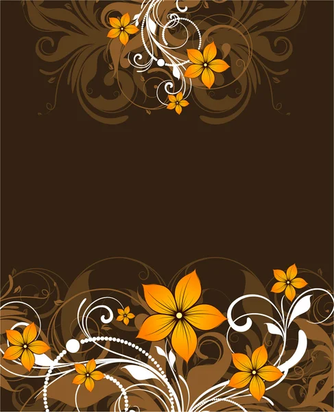 Floral abstract background. — Stock Vector