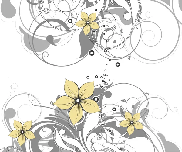 Floral abstract background. — Stock Vector