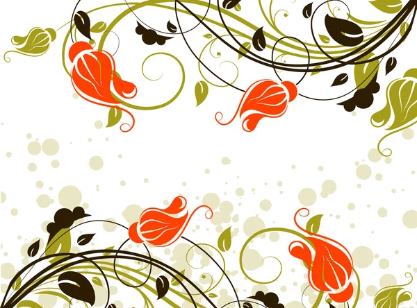 Floral abstract background — Stock Vector