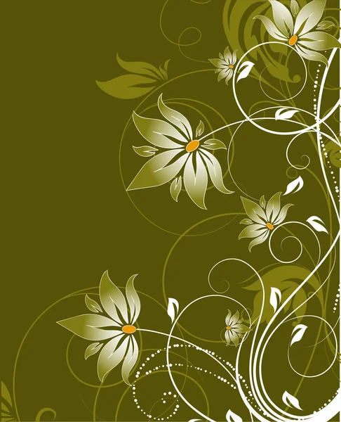 Floral abstract background — Stock Vector