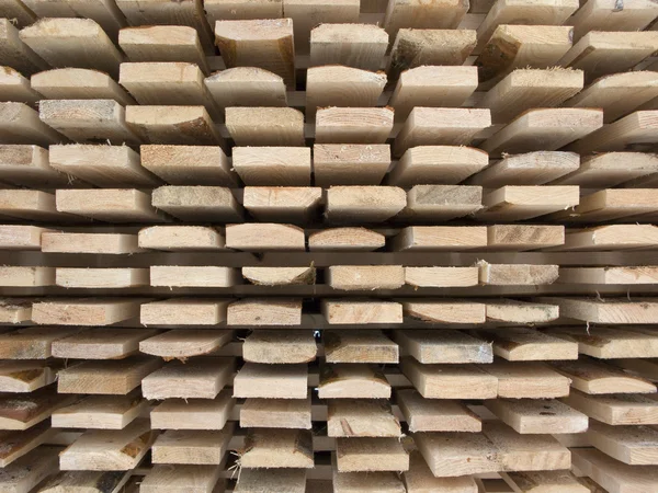 Stapel houten planken — Stockfoto