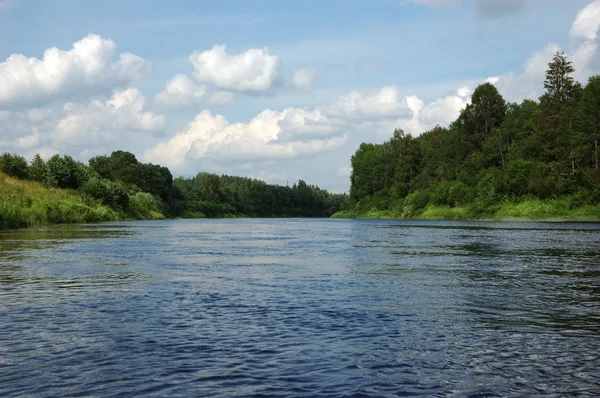 Onega floden, norr Ryssland — Stockfoto
