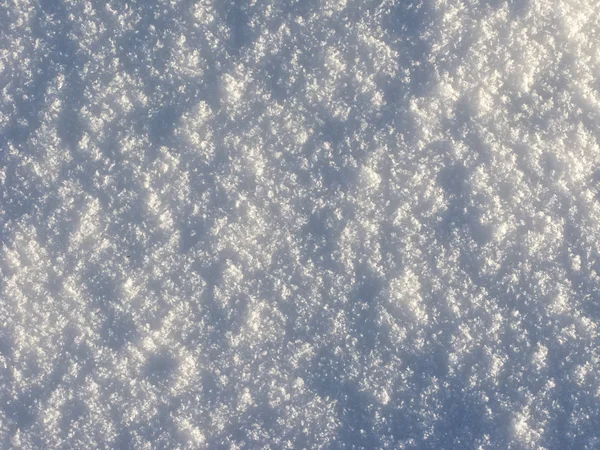 Beschaffenheit der Schneeoberfläche — Stockfoto