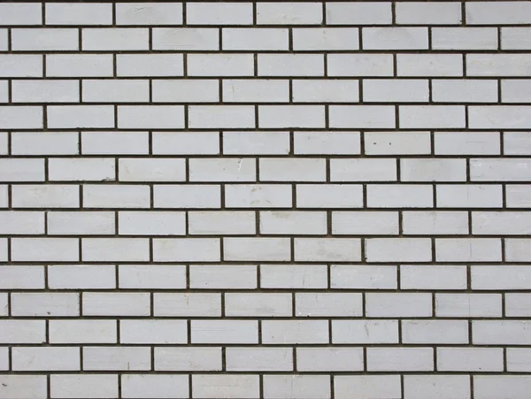 Bílá cihlová zeď pozadí — Stock fotografie