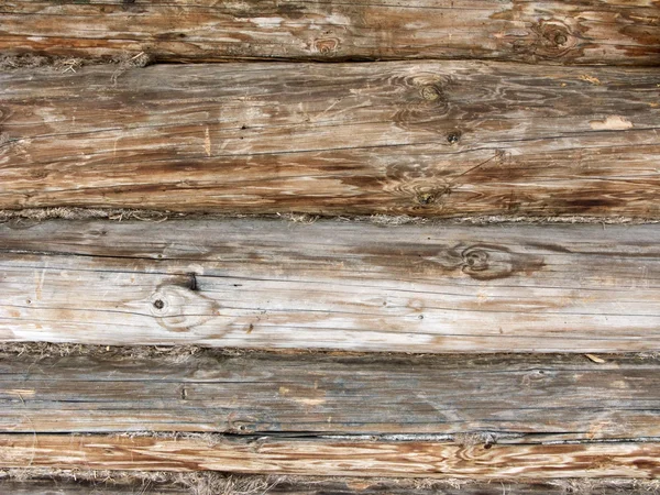 Дерев'яна стіна заміського будинку — стокове фото