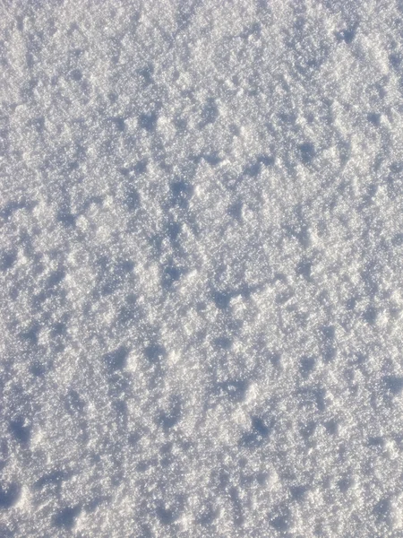 Beschaffenheit der Schneeoberfläche — Stockfoto