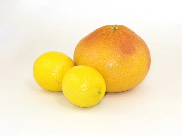 Grapefruit und Zitronen — Stockfoto