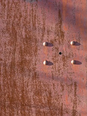 Old rusty brown metal background clipart