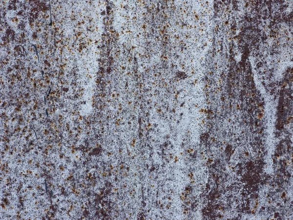 Ржавый белый окрашенный стальной фон — стоковое фото