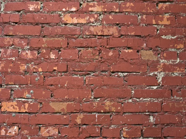 Red colored brick wall background — Stock Photo, Image