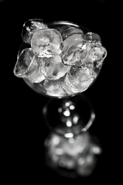 Glass of ice — Stock Photo, Image
