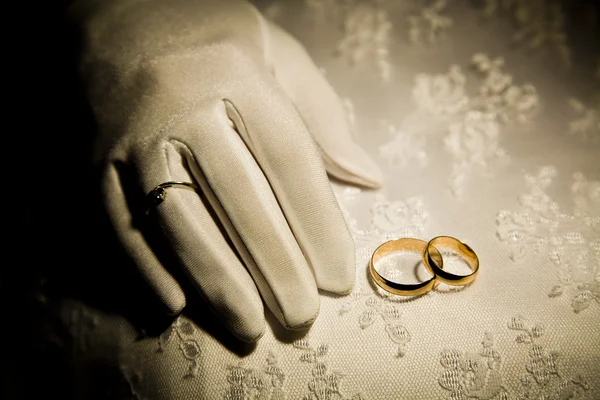 结婚戒指 图库图片