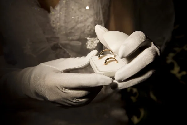 结婚戒指 图库照片