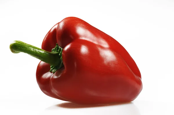 Red paprika isolated on white — Stock Photo, Image