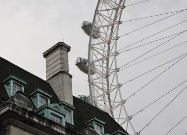 The roof of London County Hall clipart