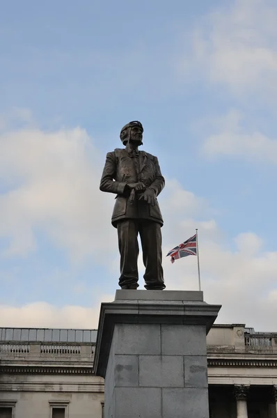 Estátua de Sir Keith Park — Fotografia de Stock