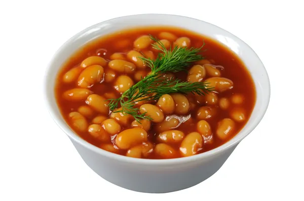 토마토 소스에 콩 — 스톡 사진
