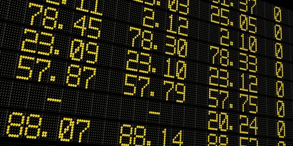 Stock exchange board — Stock Photo, Image