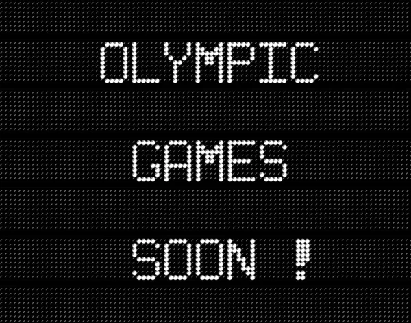 Olympic games soon Стокова Картинка