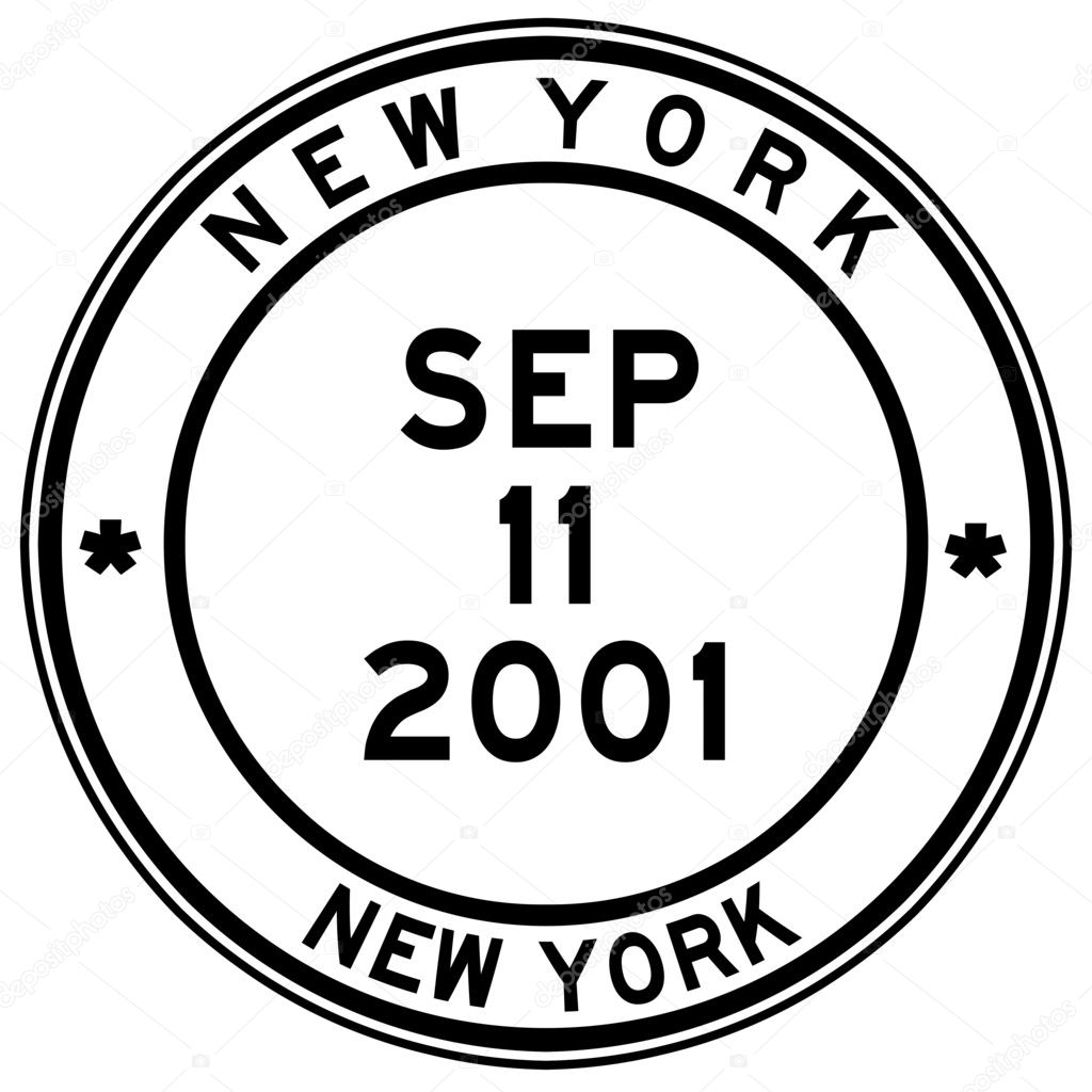 Nine eleven new york post stamp