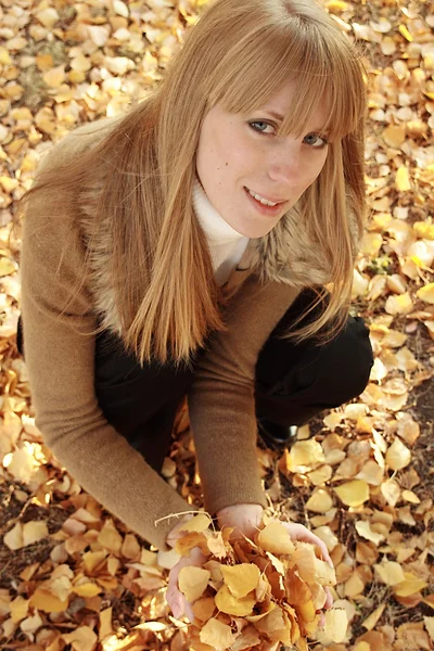Осенний портрет — стоковое фото