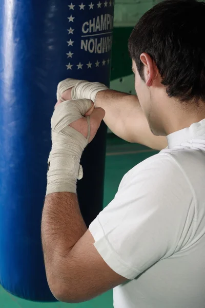 Boxer punch — Stockfoto