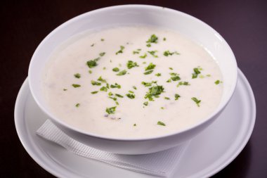 Bavarian cream-soup clipart