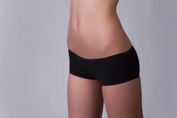 Flicka i underkläder — Stockfoto