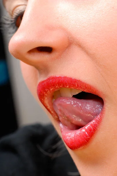 Lábios sexy — Fotografia de Stock