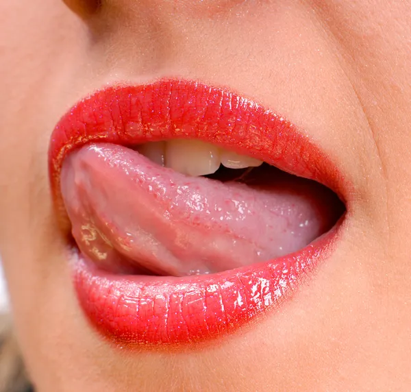 Sexy lippen — Stockfoto