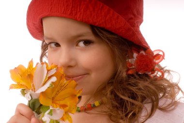 Sweet smell of flowers clipart