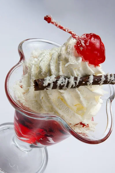 stock image Cherry dessert