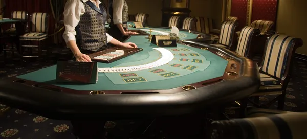 Современный интерьер казино — стоковое фото