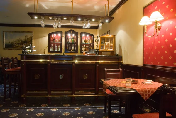 Restaurace osvětlená plocha v kasinu — Stock fotografie