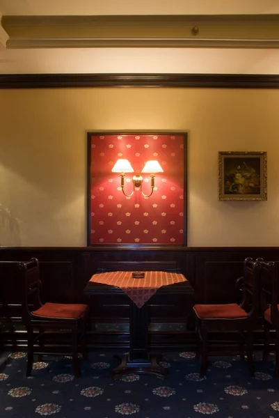 Зона ресторану в старовинному стилі — стокове фото
